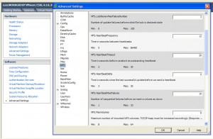 NFS Advanced Settings