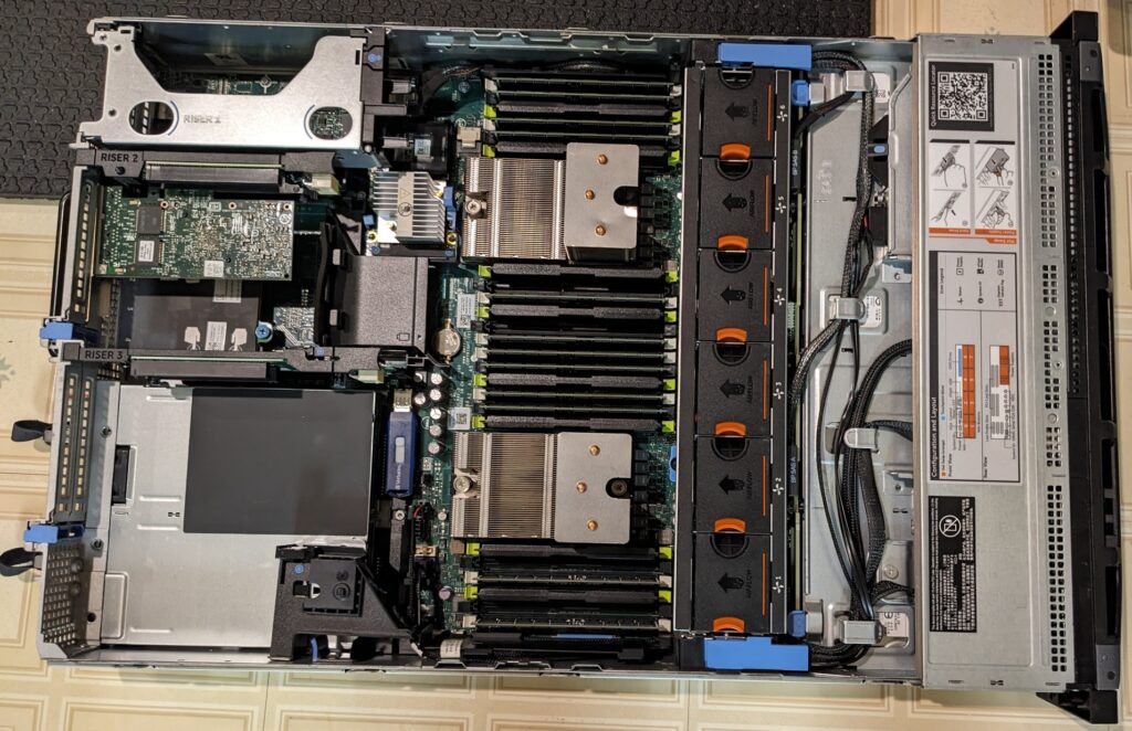 Primary R720 with 192GB when running Esxi