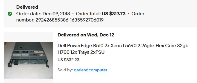 R510 off ebay
