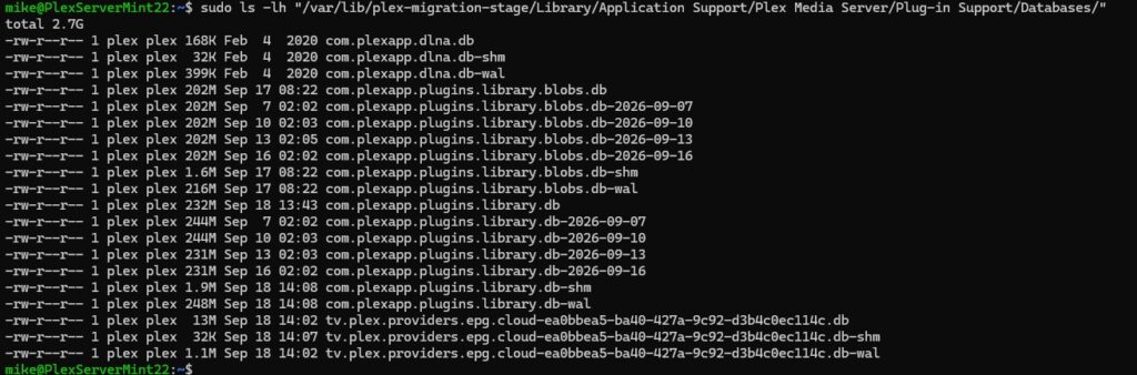 Database Directory