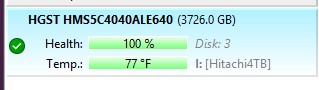 HGST 4TB high hours