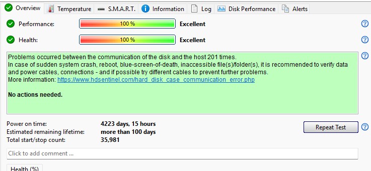HGST 4TB high hours