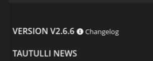 Tautulli version