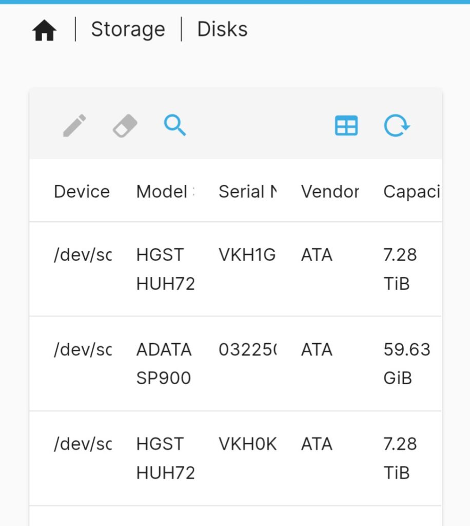 i5 Backup OMV Storage