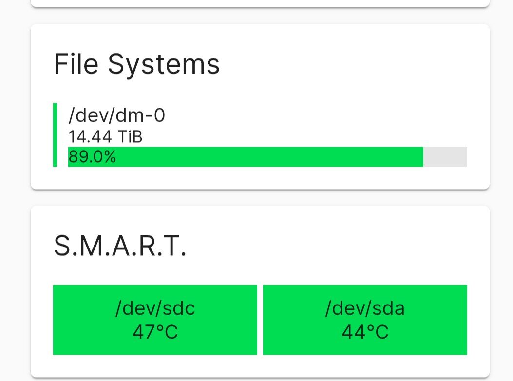 i5 OMV Filesystems