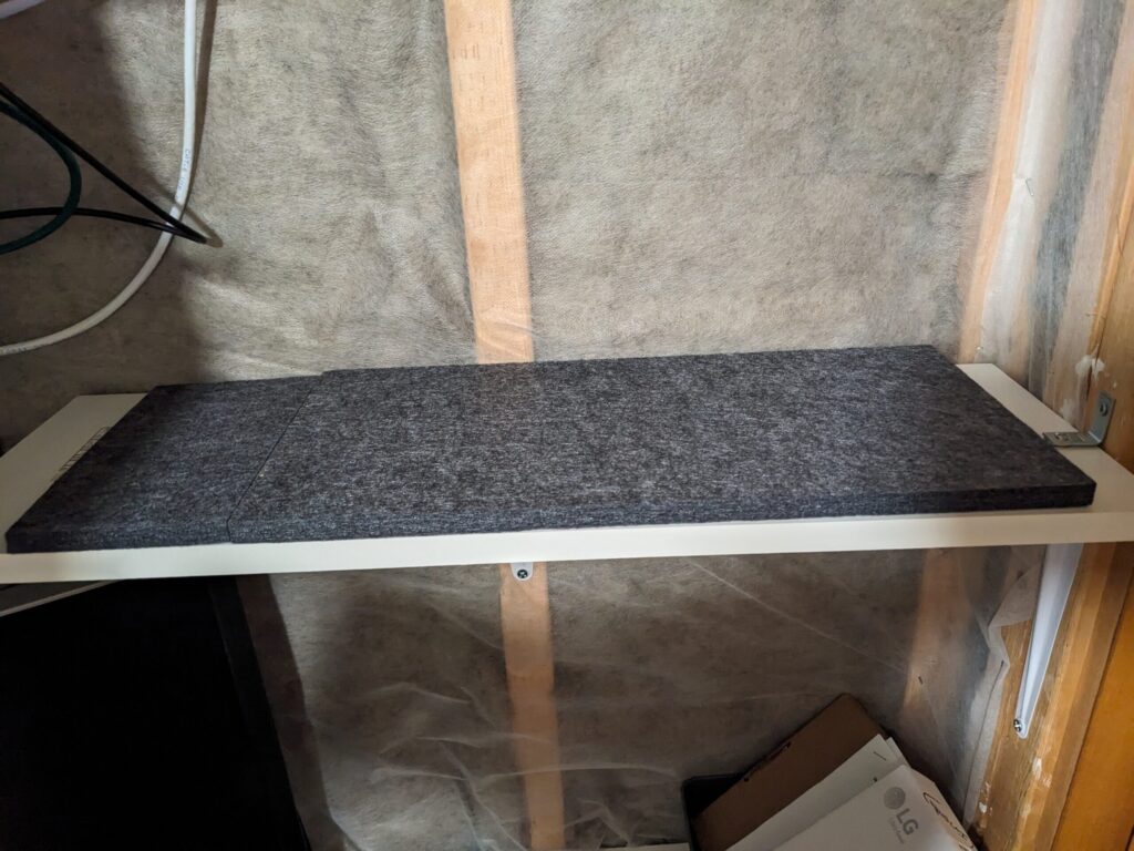 Sump Room- acoustic panel down fo 7010